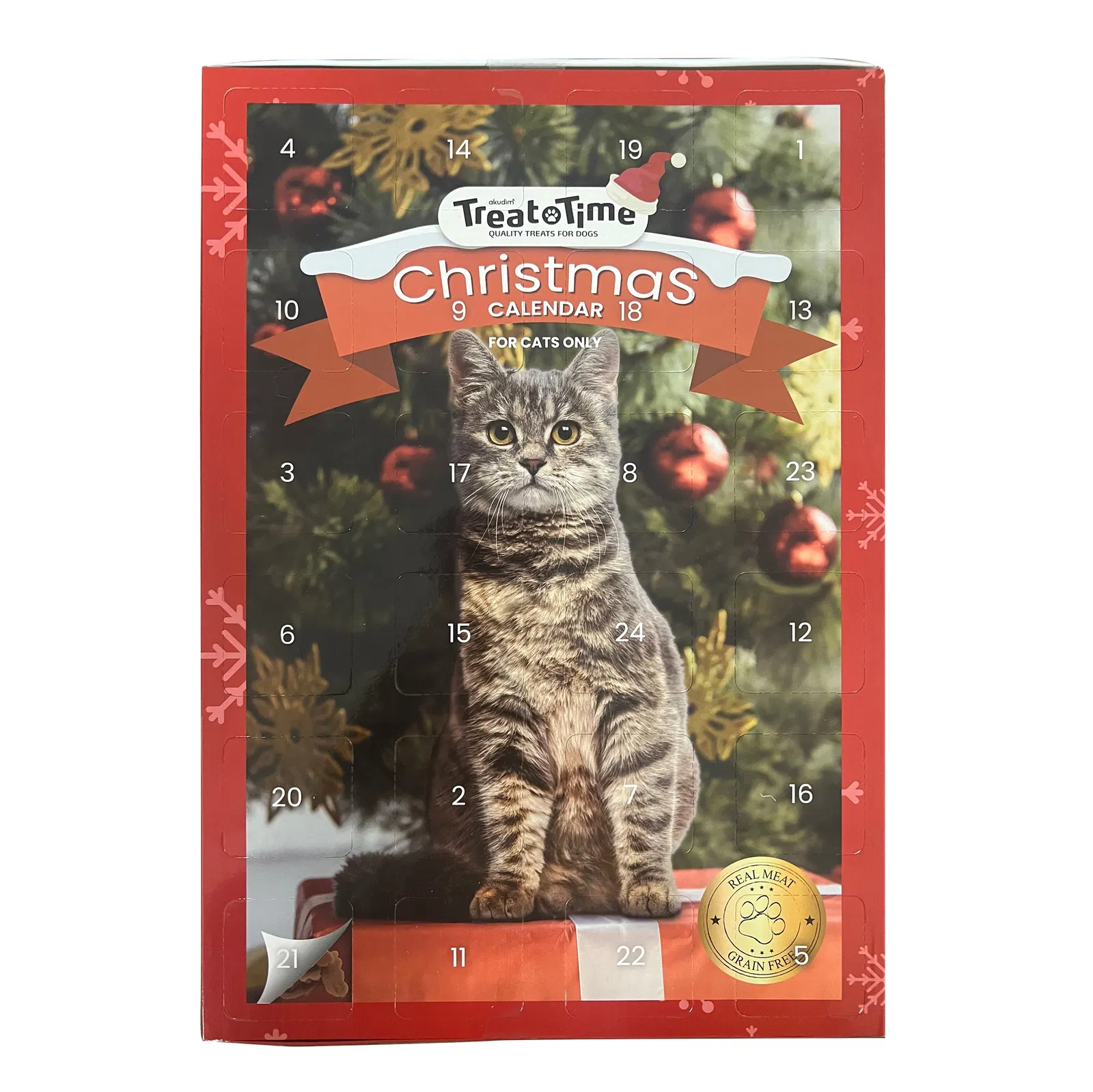 Treattime Julekalender til kat - 4 varianter (2025)